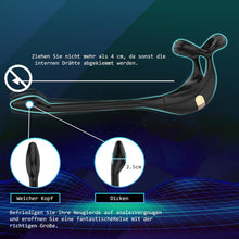 Laden Sie das Bild in den Galerie-Viewer, Dreieckiger Penisring Sex Spielzeug für die Männer, Penis Ring Erotik Sex spielzeug für Paare extrem sex, Cockring Erotisches Sexspielzeug für Klitoris, 10 Vibrationsmodi Dual Penisringe Massagegerät