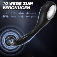 Laden Sie das Bild in den Galerie-Viewer, Prostata Stimulation Männer Analvibratoren für Mann Frau mit 10 Vibrationsmodi, Vibratorensets für Männer G Punkt Vibration für Frauen Sex Spielzeug für die Männer Frau Paare Anal Toys