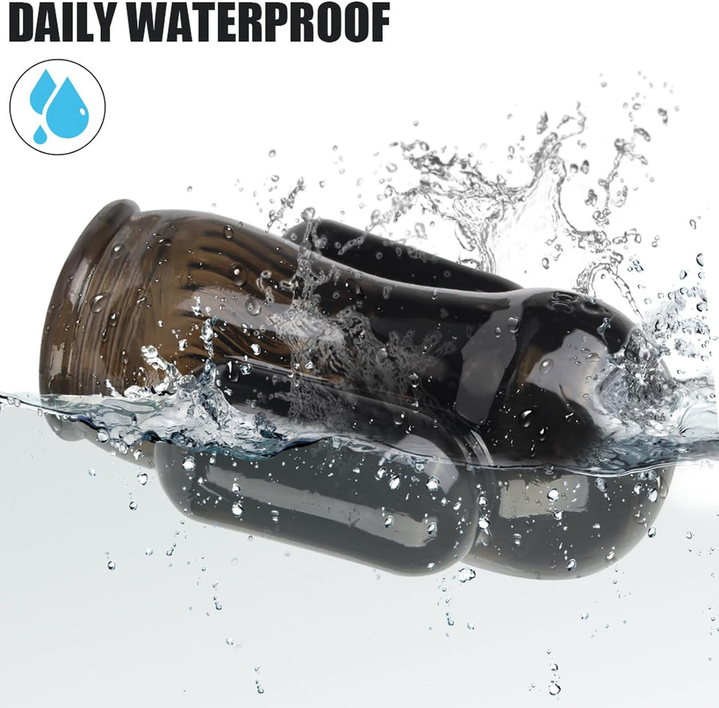 PINTLE Penis Vibrator Elektrischer Masturbator Cup mit 10 Vibrationsmodi, Fernbedienung und 360° Umwickeln Stimulation Eichelmassage Training Masturbation Masturbieren Sex Spielzeug für die Männer