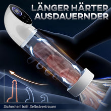 Laden Sie das Bild in den Galerie-Viewer, Penispumpe für Penisvergrößerung mit 6 Saugstufen, LCD-Display elektrische Penis Pumpe Vakuumpumpe Sex Spielzeug für Männer zum masturbieren für Männer mit Taschenmuschi Masturbator Penisring
