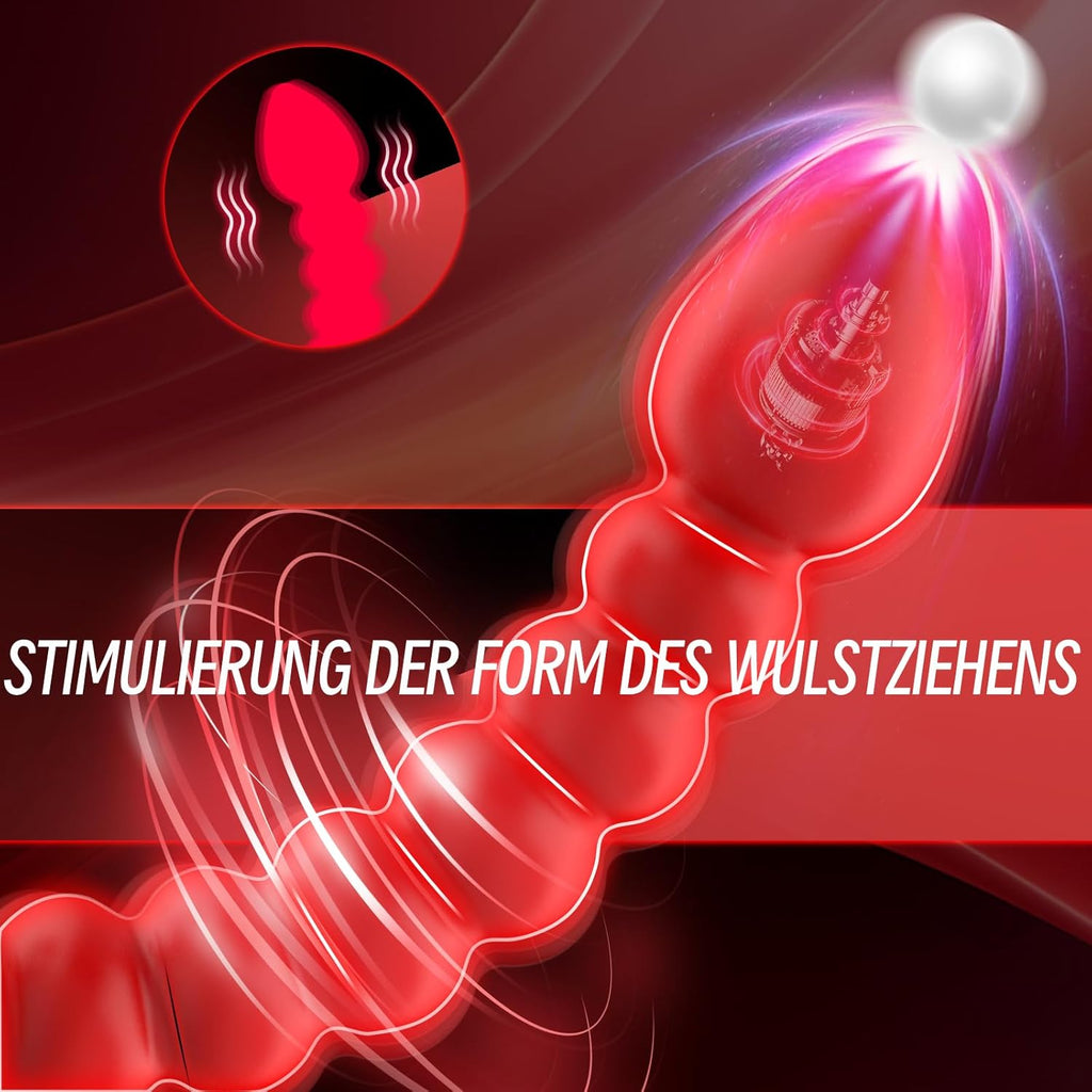 Analvibratoren für Mann Prostata Stimulation Männer mit Penisring Vibrationen Analplug für männer Sex Spielzeug für die Männer Anal Vibrator Anal dildo Anal Plug Buttplug für Paare Sexspielzeugs