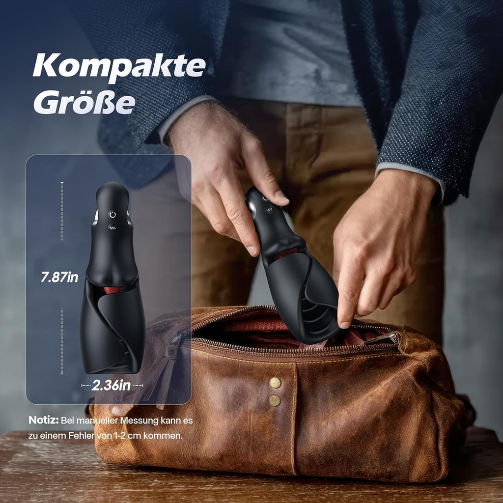 Sex Spielzeug für die Männer Masturbator, Zungenlecken Flattern Masturbatoren Vibrator, Upgraded Flügeldesign Vibratorensets Masturbieren für Männer Paare Sex Toys mit 10x10 Modi & APP Reif Glanvoo