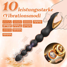 Laden Sie das Bild in den Galerie-Viewer, Analkugeln Analkette mit 6 Anal Beads, Sex Spielzeug anal Vibrator Prostata Stimulation Männer Analplug Sexspielzeug Buttplug Analplugs Analspielzeuge, Analvibratoren für Männer Anfänger Die Paare