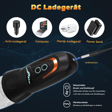 Laden Sie das Bild in den Galerie-Viewer, SENSIVO Masturbator Sex Spielzeug für die Männer mit 10 Vibrations &amp; 8 Stoß und Rotationsmustern, 3 in 1 Sexspielzeug Masturbieren für Männer Elektrisch, Taschenmuschi Vibratorensets für Männer