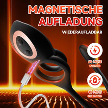 Laden Sie das Bild in den Galerie-Viewer, Eieffncie Penisring Sex spielzeug für Paare Extrem Sex,Dual Penis Ring Erotik Sex Spielzeug für die Männer,Sexspielzeug für Klitoris 10 Vibrationsmodi,Prostata Stimulation Männer mit Fernbedienung