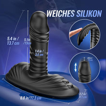 Laden Sie das Bild in den Galerie-Viewer, Plug Sitting and Riding Vibrator Sex Toy for Couples with 9 Vibrations 3 Shock Functions, Clit G-Spot Dildo Double Stimulator Sex Toy for Women, Vibrators for Men