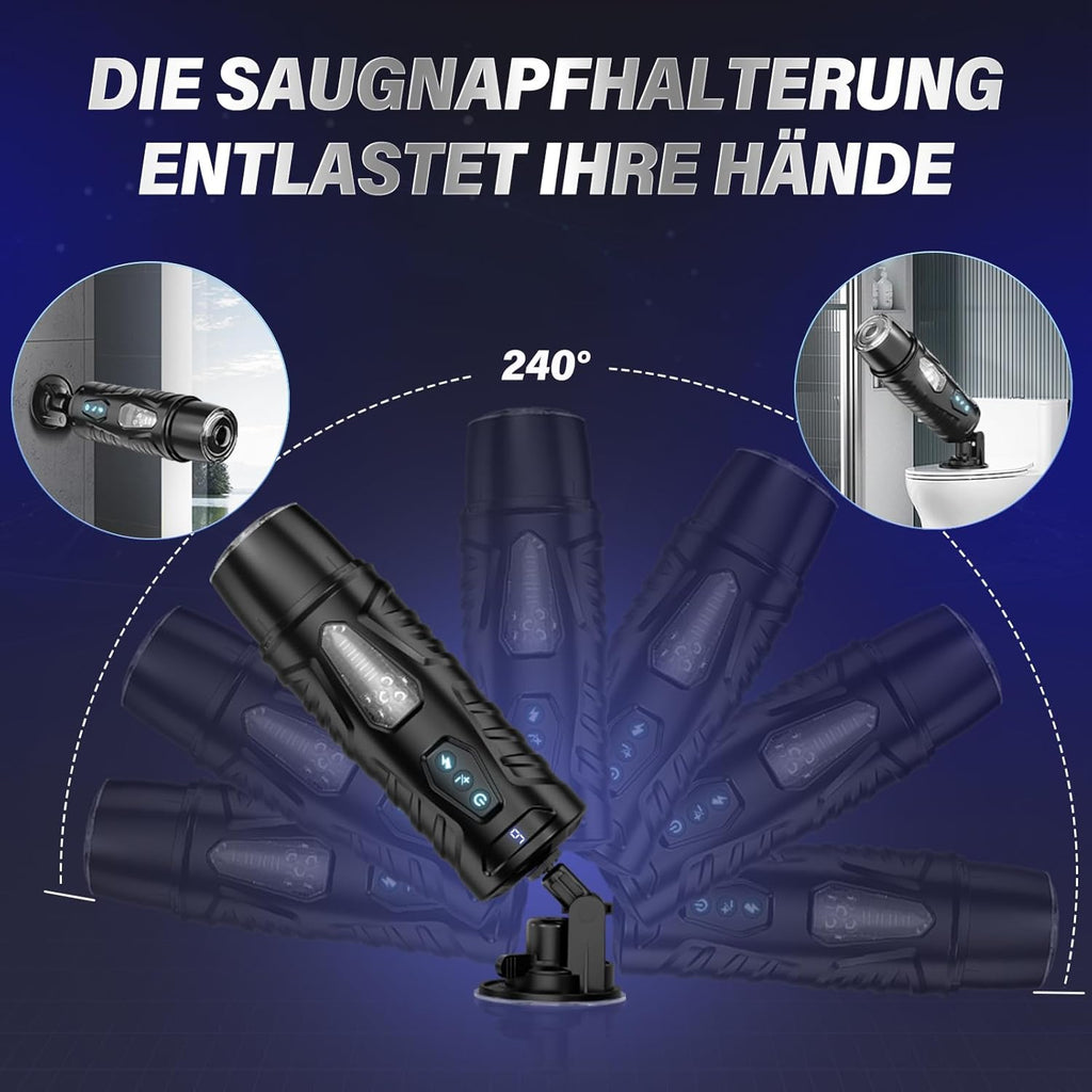 Masturbator Sexmaschine Maschinen & Geräte Masturbieren für Männer mit 7 Modi Teleskopfunktion und Rotation, Sex Spielzeug für die Männer, Penis App-Steuerung LCD Display Masturbatoren