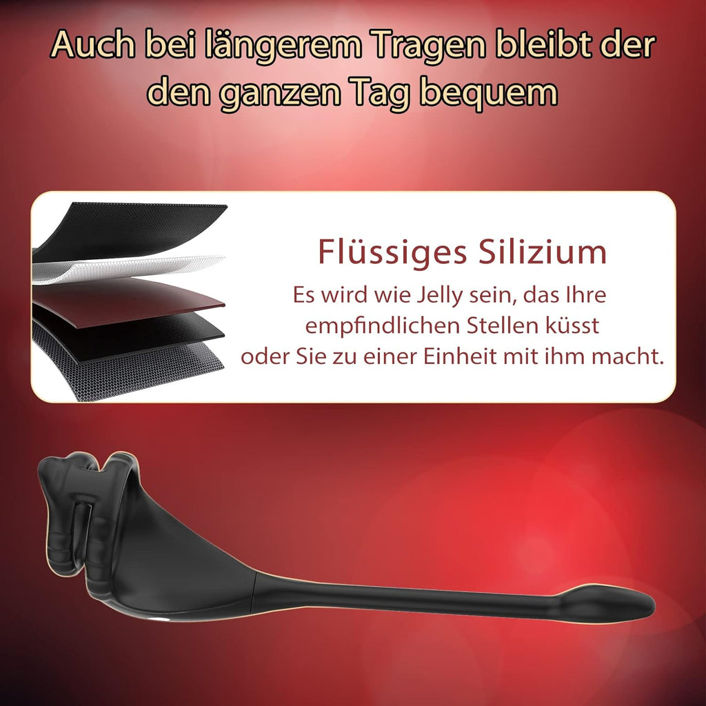 Penisring Sex Spielzeug für die Männer, Penis Ring Erotik Sex spielzeug für Paare extrem sex, Cockring Erotisches Sexspielzeug für Klitoris, 10 Vibrationsmodi Dual Penisringe Massagegerät mit APP