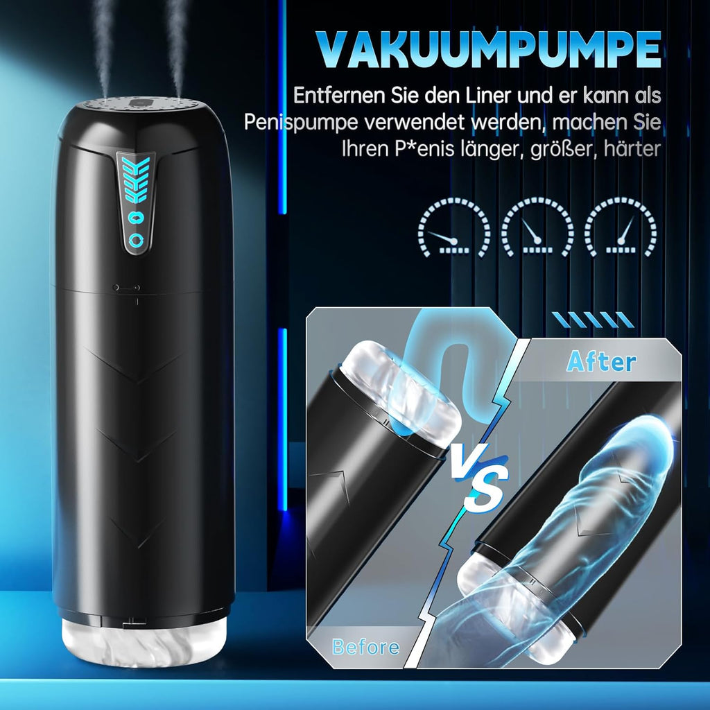 Elektrischer Masturbator Cup, Masturbieren für Männer mit 7 Saugmodi 7 Rotationsmodi, Blowjob Taschenmuschi Penis Stimulator 3D Realistischer Vagina Pussy Sex Spielzeug für die Männer Sex Toys