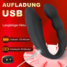 Laden Sie das Bild in den Galerie-Viewer, Doppeldildos Dildo Anal Vibrator Klitorisstimulator G-punkt Vagina Klitoris Anal Massage Drahtlose Steuerung Dildo Doppel Headed Vibratoren U-förmigen Sex spielzeug für für Frauen Lesben, Paar