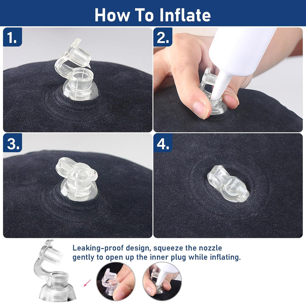 Sex Kissen Lendenkissen Sexspielzeug mit Loch für Paare Sex Frauen G Spot Position Kissen Multifunktionales Aufblasbares Kissen Sex Reisekissen Schlafzimmer Sexmöbel für Paare Frauen