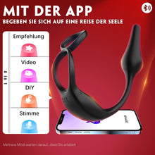 Laden Sie das Bild in den Galerie-Viewer, Sex Spielzeug für die Paare 7 Vibrationsmodi Cockring Massagegerät Sex Toy