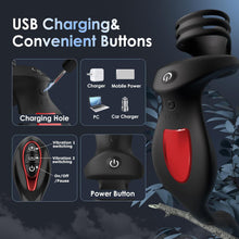 Laden Sie das Bild in den Galerie-Viewer, Vibrating Cock Ring Anal Plug - Sex Toys for Men Adult Toy Penis Ring with 11 Vibrators Modes, Vibrating Butt Plug Prostate Massager Male Sex Toy, Remote Control Vibrator Prostate Toy Lesbian Sex Toys