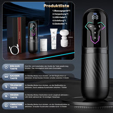 Laden Sie das Bild in den Galerie-Viewer, Beheizter Sex Spielzeug für die Männer Masturbator, Masturbieren für Männer 10 Vibrations &amp; 7 Stoß &amp; 5 Saugmodi, Zungenleck Taschenmuschi Sexspielzeug Masturbatoren, App-Steuerung Sex Toys Penispumpe