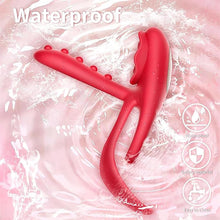 Laden Sie das Bild in den Galerie-Viewer, 3 in1 Penisring Extrem Sexspielzeug für Paare Penis Vibrator mit 10 Vibrationsmodi für Frau Klitoris Stimulator Cockring Sexspielzeug für Männer längere Erektion Perineum Massage Penisringe