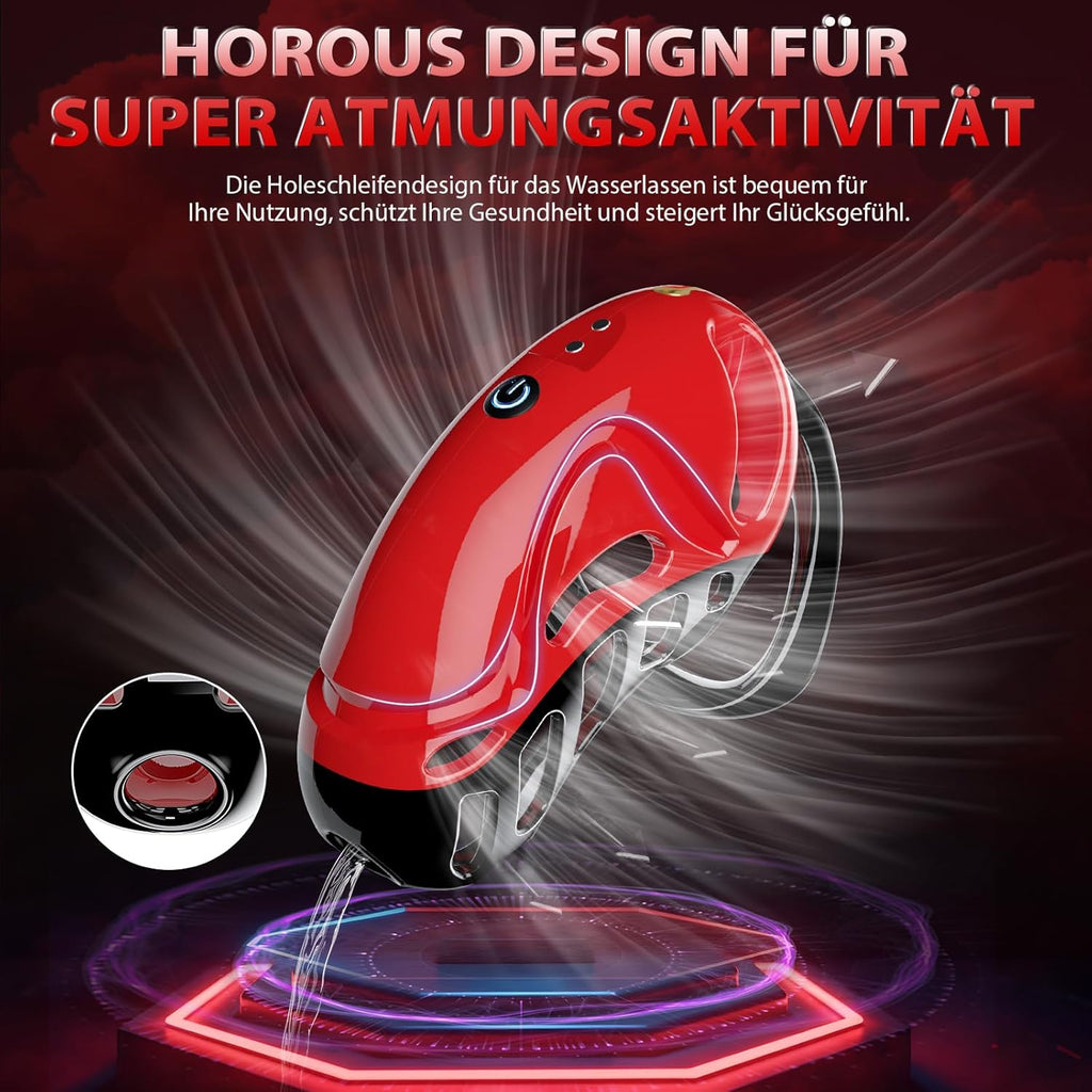 Chastity Cage Männer Sex Spielzeug für die Männer - Peniskäfig Keuschheitskäfig Herren SM Fetisch Extrem Penis Bondage, Keuschheitsgürtel Sexspielzeuge mit 5 Größen Penisringe 2 Schlüssel & 1 Schloss