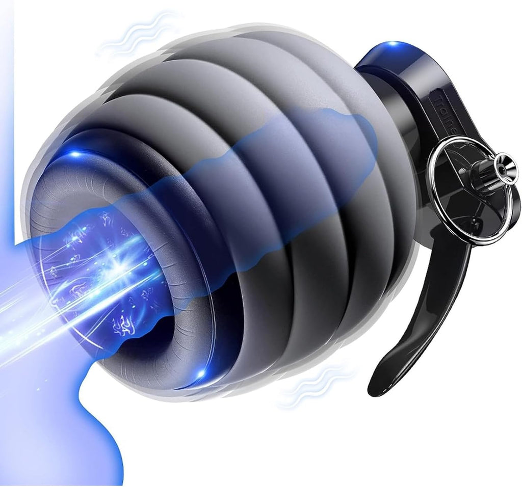 Elektrische Masturbator Cup mit 10 leistungsstarke Vibrationsmodi Penis Training Vibrator Sexspielzeug für Männer Taschenmuschi Sex Toyset Herren