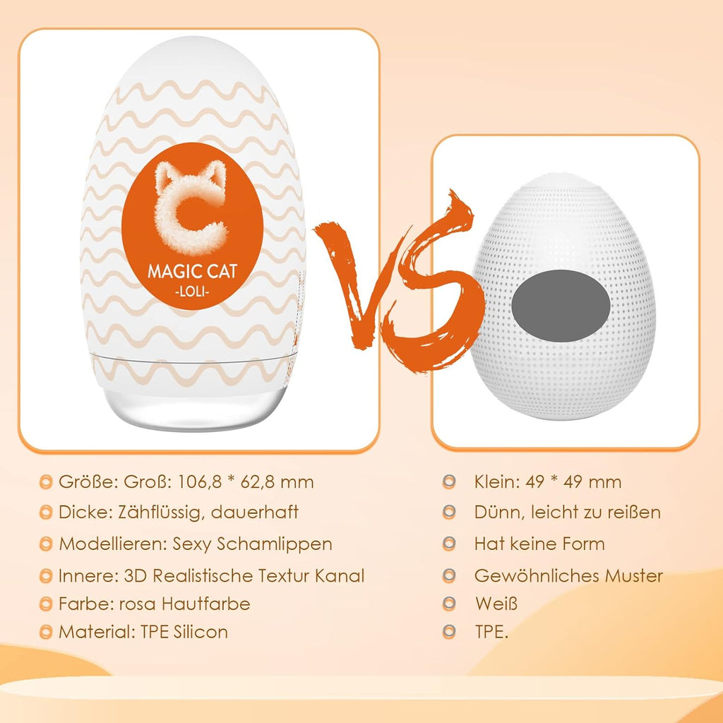 Naughty devil Masturbator Egg Taschenmuschi Realistisch Masturbieren für Männer Muschi Pussy Vagina Sex Toys Sex Spielzeug