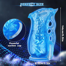 Laden Sie das Bild in den Galerie-Viewer, Masturbator Sexspielzeug für Männer, Taschenmuschi-Stroker mit realistischer Vagina-Struktur, Blowjob-Grip-Masturbationshülle, Sexspielzeug für Erwachsene mit offenem Penis-Trainingsgerät für Männer