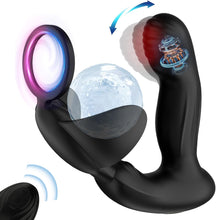 Laden Sie das Bild in den Galerie-Viewer, Analvibratoren für Mann Vibratorensets für Männer, Prostata Stimulation Männer mit 10 Schnapp- und Vibrationsmodi Anal Vibrator Analplug für Männer Sex Spielzeug für die Männer Sex Toyset für Man