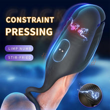 Laden Sie das Bild in den Galerie-Viewer, Elektrische Penis Trainer mit 5 Elektroschock-Modi und 10 Vibrationen Silikon Vibrator Masturbator Penis Stimulator Masturbieren Eichelstimulator Penistrainer Sex Spielzeug für Männer Paare