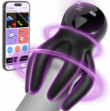 Laden Sie das Bild in den Galerie-Viewer, Masturbieren für Männer Elektrischer Masturbator - Sex Spielzeug für die Männer mit 10 verschiedenen Vibrationen zur Stimulation des Eichel und Verlängerung der Ausdauer, Stärker Power Penis Vibrator