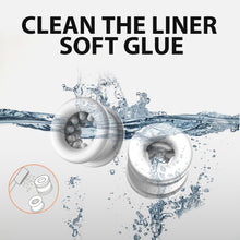 Laden Sie das Bild in den Galerie-Viewer, Elektrischer Masturbator Cup Handfrei mit 7 Vibrationsmodi und 5 Teleskop Rotationsmodi Waterproof Hands-Free Portable Masturbators Stroker Training Automatischer Elektrischer Masturbator