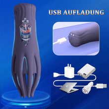Laden Sie das Bild in den Galerie-Viewer, Elektrische Eichelvibrator,Penis-Vibrator im Griffdesign Mit 10 Vibrationsmodi Penistrainer Massagegerät,Elektrische Masturbator Cup Multiple Reize Sexspielzeug für Mann Silikon Männerpokal