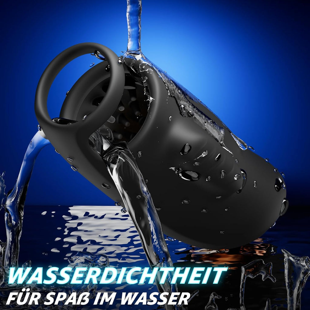 Eichel Stimulation Trainer,Sex Spielzeug für die Männer Zunge Oralsex Masturbator 9 Modi