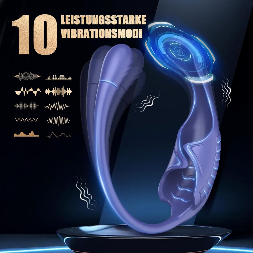 Elektrischer Masturbator Penistrainer Vibrator, Masturbieren für Männer mit 9 Vibration, 4IN 1 Sexspielzeug Penis Eichel Hodensack AnalVibrator Prostata Stimulator Masturbatoren Sex Spielzeug für Männ