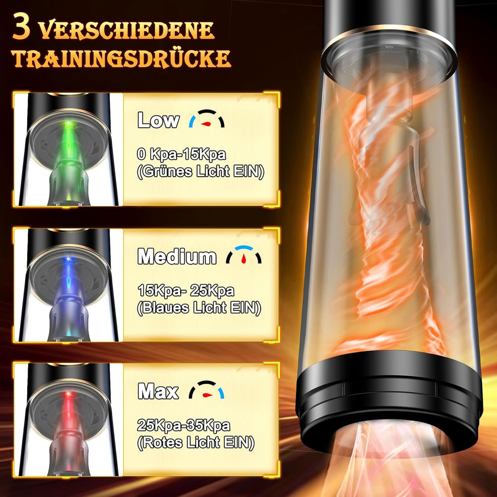 Penispumpe Sex Spielzeug für die Männer - Penis Pumpe Masturbator Erotisches Sexspielzeug, Men solo Penies.verlangerung Vibratorensets Blowjob Toy, Vakuumpumpe Vagina sucking Masturbatoren Elektrisch