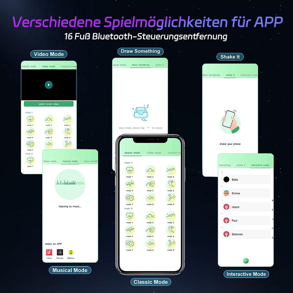Vibrator für männer mit 9 modi APP Steuerung Cockringe für herren gummi Sex spielzeug für die paare Penies ring Vibratoren für männer Sex sexspielzeug für männ zum befriedigen (APP-Steuerung)