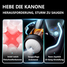 Laden Sie das Bild in den Galerie-Viewer, Elektrischer Masturbator Mann Cup Heizfunktion Mit Mit 10 Teleskopisch 10 Saugmodi Für Männer Sex Spielzeug Sexspielzeug Taschenmuschi Penis Masturbatoren Vibrator Blowjob