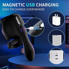 Laden Sie das Bild in den Galerie-Viewer, Mit 10 Vibrationsmodi Penistrainer Penismassagegerät Hodenring Bondage Ring Penisvibrator Vibrator SM Extreme Bondage Penis vibrierendes Sexspielzeug für Männer und Paare