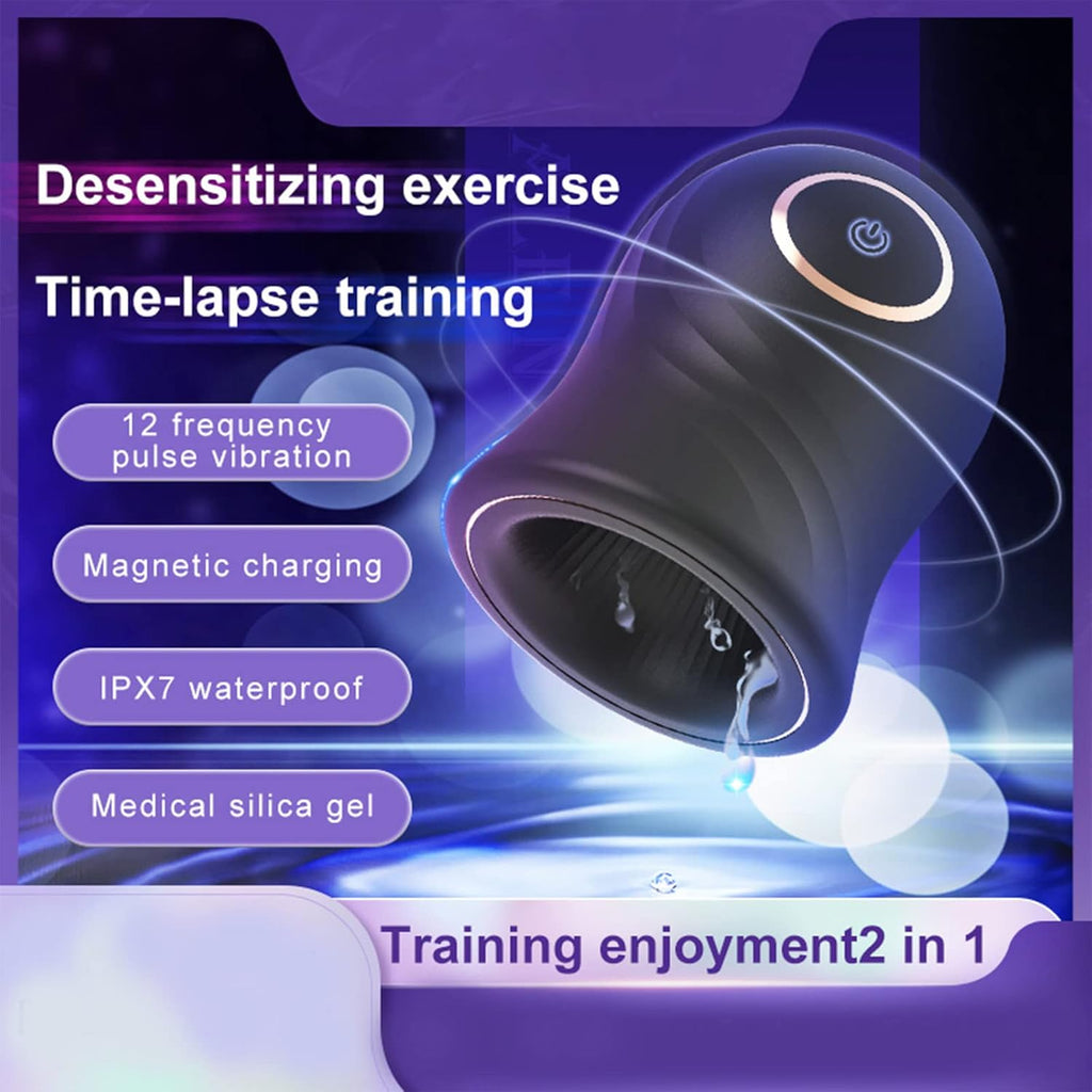 Elektrische Masturbator Cup mit 12 Vibrationsmodi – Taschenmuschi für Männer, Wasserdichter Masturbator mit Spiralstruktur, Vibratorensets Sexspielzeug für Männer Solo & Paare