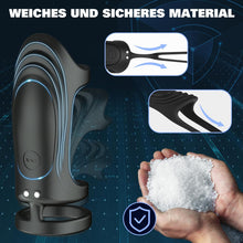 Laden Sie das Bild in den Galerie-Viewer, Penisring Vibrator Sex Spielzeug für die Männer, Penis Ring Erotik Sex Spielzeug für Paare Extrem, Cockring Penistrainer mit App Steuerung Masturbieren Männer mit 10 Modi für Langwährende Erektion