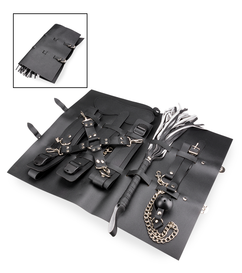 8-teiliges BDSM-Set mit Aufbewahrungsbox