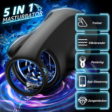 Laden Sie das Bild in den Galerie-Viewer, Eichel Stimulation Trainer,Sex Spielzeug für die Männer Zunge Oralsex Masturbator 9 Modi