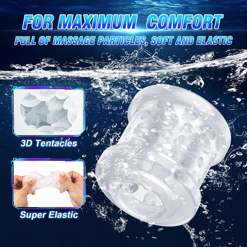 Elektrischer Masturbator Cup 7 Geschwindigkeiten 7 Vibrationsmodi Sex Spielzeug für die Männer Solo Sex Toys Masturbieren für Männer Taschenmuschi Penis Masturbatoren Taschenmuschi Vibrator