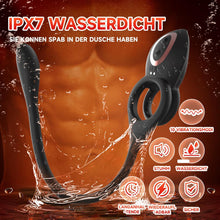 Laden Sie das Bild in den Galerie-Viewer, Eieffncie Penisring Sex spielzeug für Paare Extrem Sex,Dual Penis Ring Erotik Sex Spielzeug für die Männer,Sexspielzeug für Klitoris 10 Vibrationsmodi,Prostata Stimulation Männer mit Fernbedienung