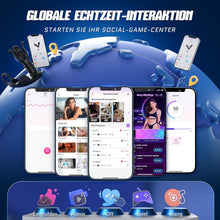 Laden Sie das Bild in den Galerie-Viewer, Soulour Analvibratoren für Mann Prostata Stimulation Männer, 4 IN 1 Expansions- und Schubmodi Analplug mit Penisring &amp; Hodenvibration, Sex Spielzeug für die Männer Anal Plug Vibrator mit 9x9 Modi Reif