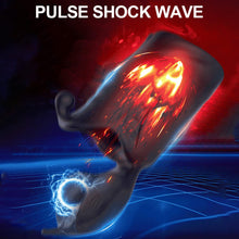 Laden Sie das Bild in den Galerie-Viewer, 3-in-1 Penis-Trainer Mit 10 Vibrationsmodi Neuer Masturbator Electric Glans Vibrator Zwei-Wege-Vibrator Penis-Verzögerungs-Trainer Eichelmassagegerät Penisstimulation geeignet für männliche
