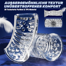 Laden Sie das Bild in den Galerie-Viewer, Pangpangmi Elektrischer Masturbator Masturbieren für Männer, Sex Spielzeug für die Männer mit 7 Modi Teleskopfunktion und Rotierende, Masturbatoren Taschenmuschi Penis Sexspielzeug, Schwarz