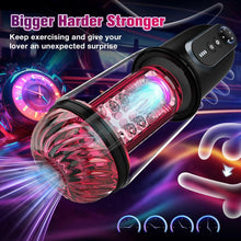 Laden Sie das Bild in den Galerie-Viewer, Elektrischer Masturbator Masturbieren Sex Spielzeug für Männer 5 Teleskop 5 Rotierend 5 Saugen, Vibratorensets APP Fernbedienung Vagina Pussy Sex Toys Penispumpe, Masturbatoren Taschenmuschi