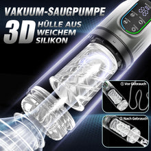 Laden Sie das Bild in den Galerie-Viewer, Masturbieren für Männer Elektrischer - Sex Spielzeug für die Männer Masturbator mit 7 Saugmodi &amp; Rotationsmodi &amp; Zunge lecken - Masturbatoren Sexspielzeug Taschenmuschi Sexspielzeug für Männer Solo