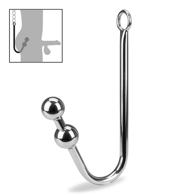 Anal-Haken mit 2 Kugeln Holder