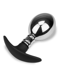 Laden Sie das Bild in den Galerie-Viewer, Analplug aus Stahl und Silikon Smash
