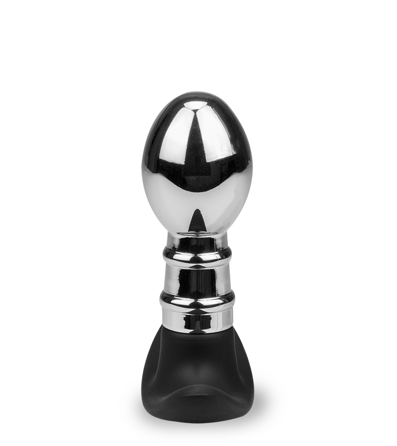 Analplug aus Stahl und Silikon Smash