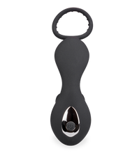 Laden Sie das Bild in den Galerie-Viewer, Analplug mit Vibration, Stoßfunktion und Cockring Clark