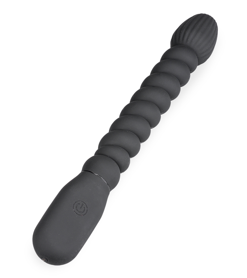 Analplug mit Vibration und Kugelschaft Adventurer